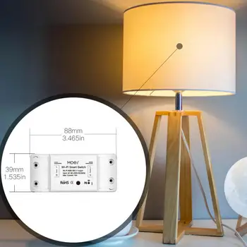 Универсальный таймер отключения Приложение Smart Life Беспроводной пульт дистанционного управления Работает с Alexa Google Home Умный выключатель света DIY WiFi