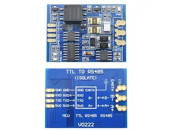 Модуль 5V TTL-RS485 от 485 до TTL с изолированным последовательным портом MCU UART изолированные квадратные модули промышленного класса