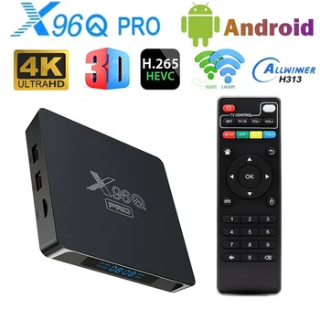 X96Q Pro Smart TV Box Android 10.0 Allwinner H313 OTA Обновление медиаплеера 4G WiFi HDR10 4K 2GB 64GB. Это непросто. OpenGL ES3
