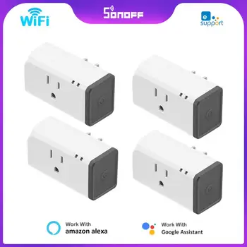 Новый SONOFF S31/S31 Lite US 15A Plug Wifi Smart Socket Switch Дистанционное Управление через eWeLink Smart Home Поддержка Google Home Alexa