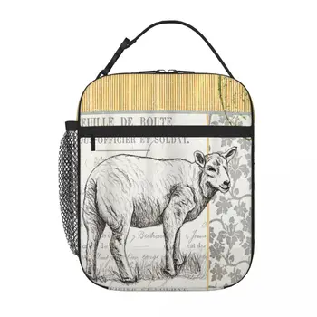 Сумка для ланча Vintage Farm 3 Debbie Dewitt, сумки для ланча, изоляционные сумки, сумка для ланча для детей