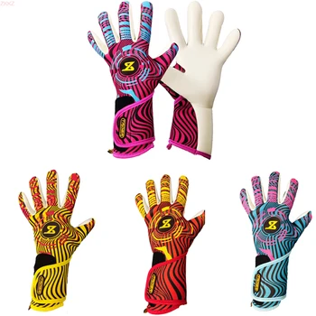 Латексные вратарские перчатки Утолщенная футбольная Профессиональная защита Взрослые Подростковые вратарские футбольные перчатки для вратаря