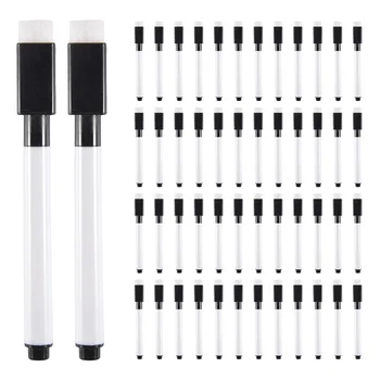 50 ручек Акварельные маркеры для белой доски, ручка для сухого стирания белой доски