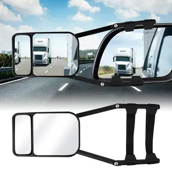 1 шт. Зеркало заднего вида для автомобильного прицепа, Расширенное Регулируемое зеркало для слепой зоны для грузовика, зеркало для обзора или автомобиль внедорожник с прицепом RV Фургон