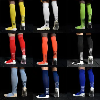 профессиональные мужские и женские нескользящие футбольные носки, дышащее полотенце до колена, велосипедные, пешие, спортивные тренировочные футбольные носки